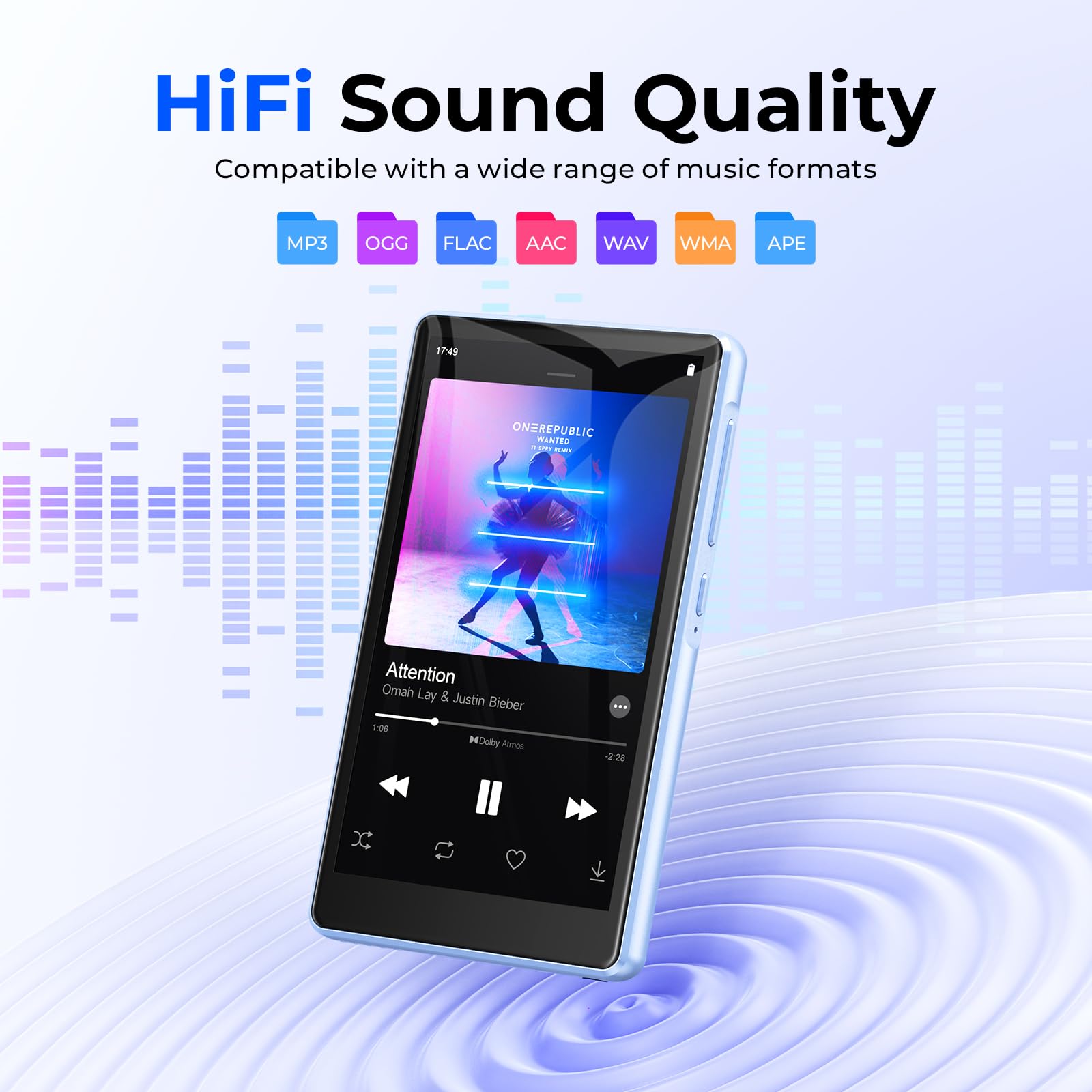 4.7インチ Android MP3プレイヤー Bluetooth WiFi Amazon.com: Android 13 MP3 Player with Spotify with Bluetooth and